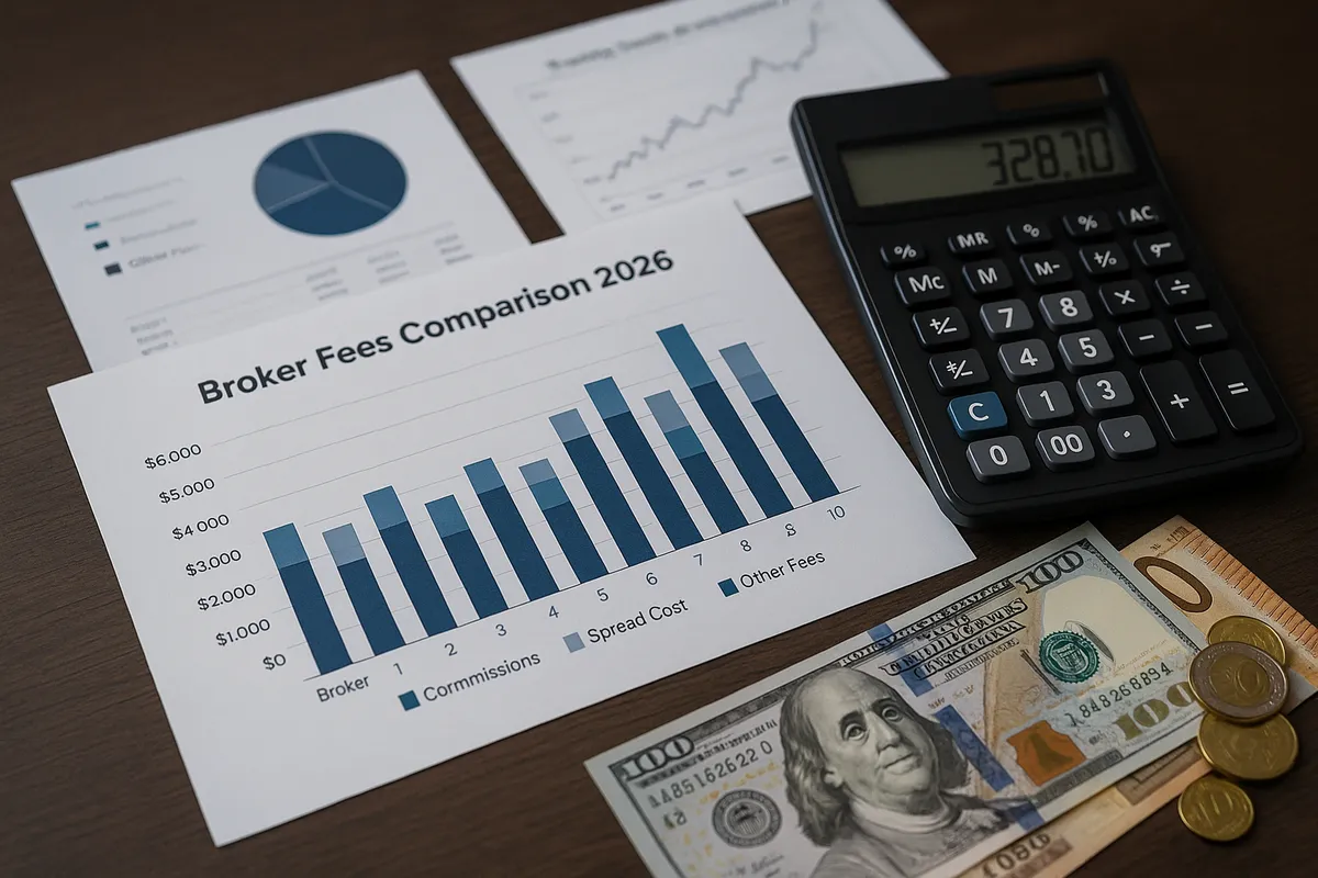 Broker Fees Comparison 2026: Trading Costs Breakdown